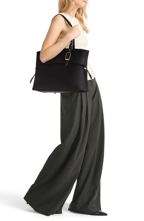 Tumi Voyageur Cam Large Tote Bag In Black/gold