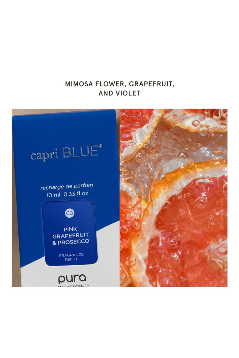x Capri Blue Pink Grapefruit & Prosecco Smart Fragrance Diffuser Refill, Alternate, color, NO COLOR