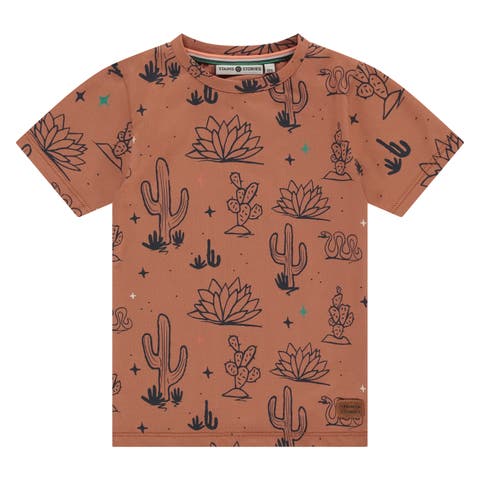 Allover Print Short Sleeve T-Shirt