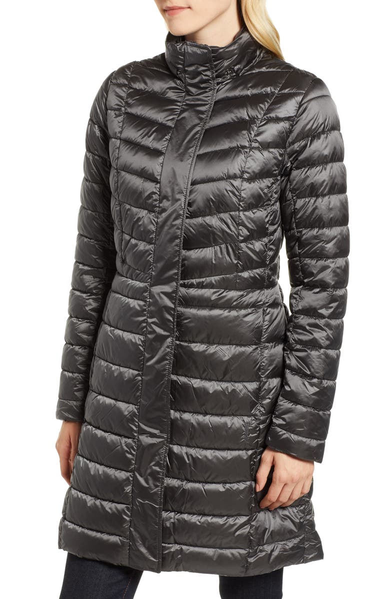 Barbour Berneray Faux Fur Trim Quilted Jacket, Alternate, color, 