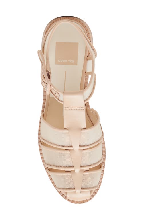 Dolce Vita Holis Mesh Fisherman Sandal In Brown