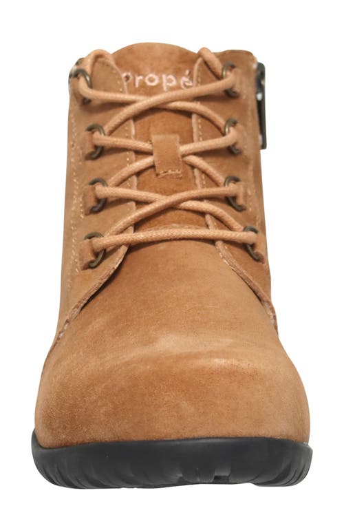Propét Delaney Water Resistant Bootie In Brown