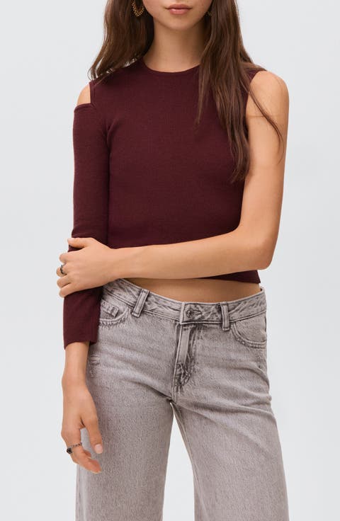 Asymmetric Cutout T-Shirt