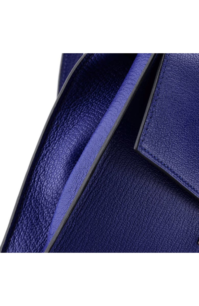 Pre-Owned Hermes Clic Wallet on Strap Chevre Mysore 16, Alternate, color, Bleu Electrique