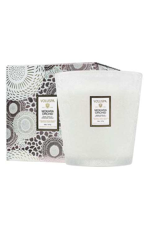 Mokara Orchid Three-Wick Hearth Candle
