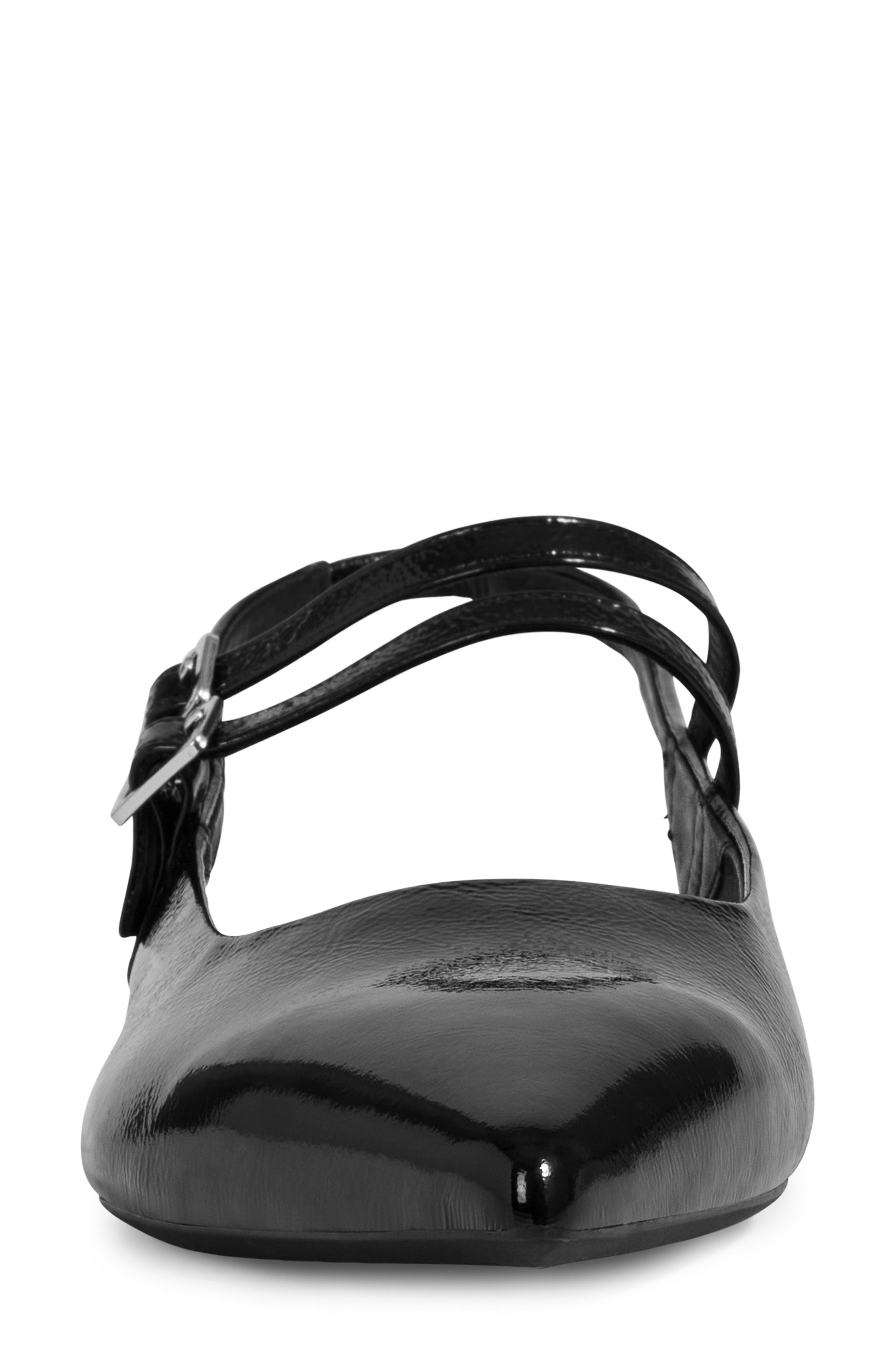 Vagabond Shoemakers Hermine Pointed Toe Slingback Flat, Alternate, color, Black