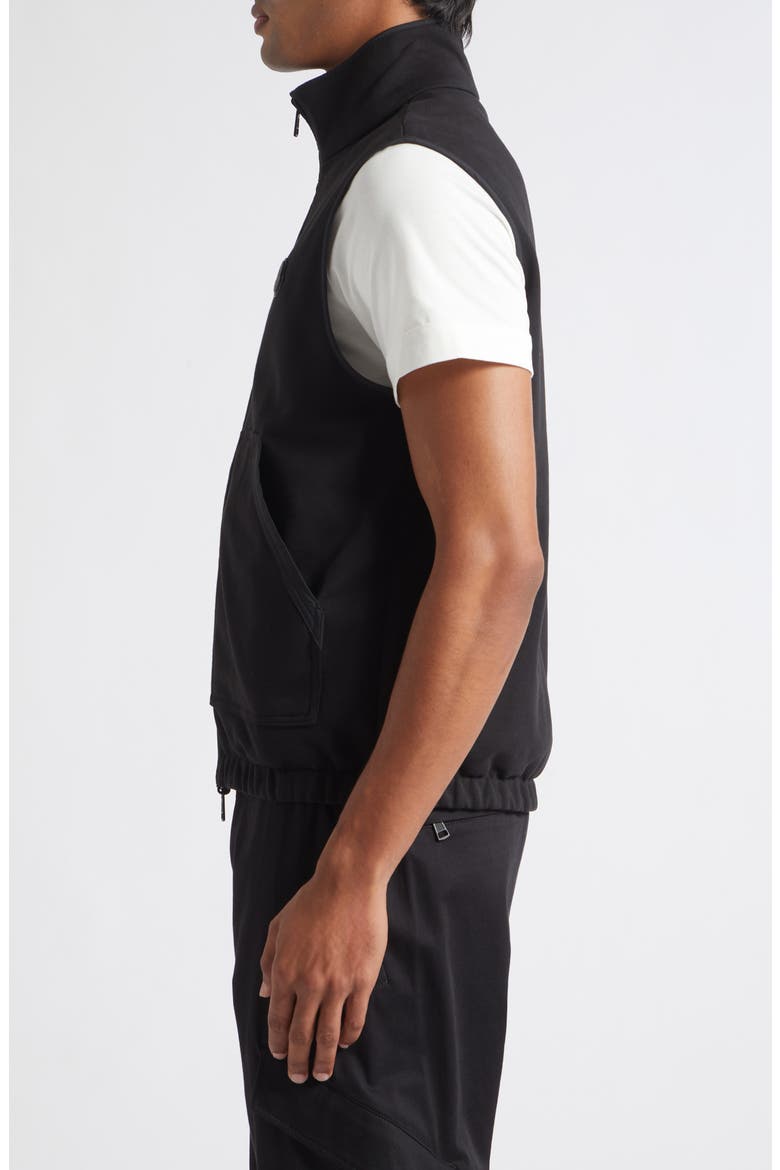 Reversible Zip Vest, Alternate, color, BLACK