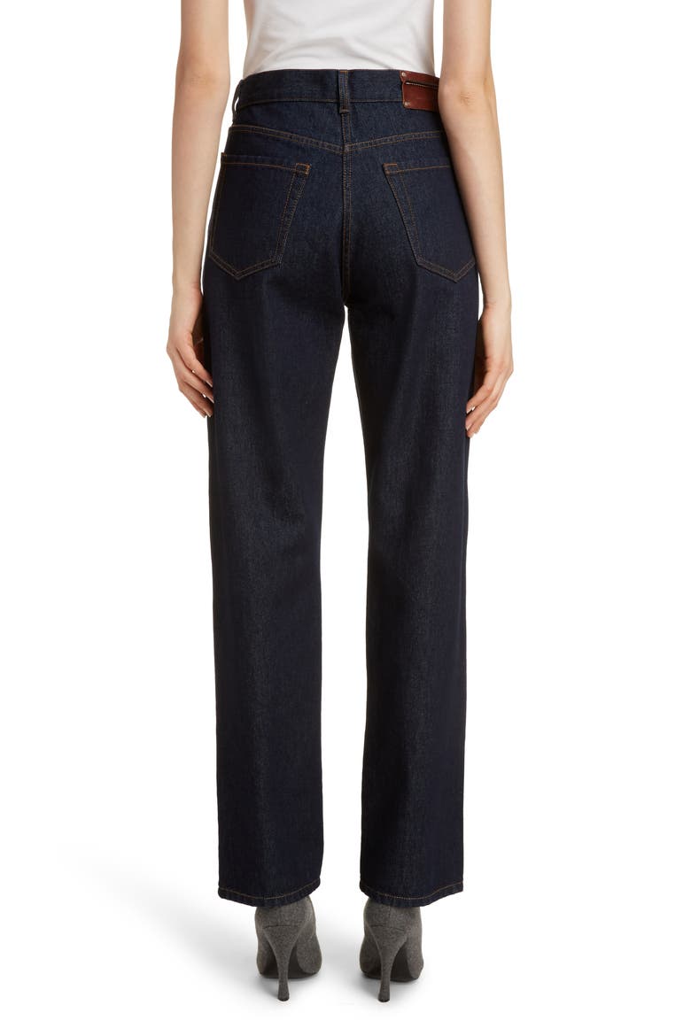 Pisco High Waist Straight Leg Jeans, Alternate, color, INDIGO