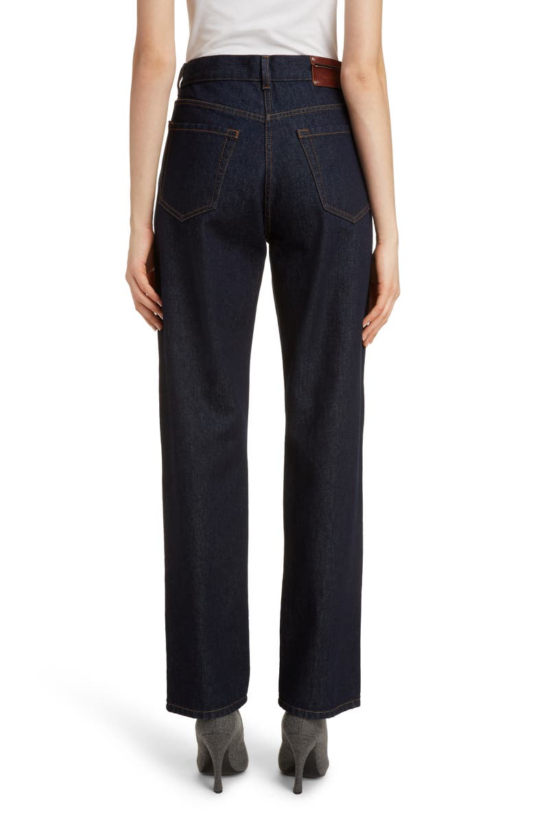 Dries Van Noten Pisco High Waist Straight Leg Jeans, Alternate, color, 