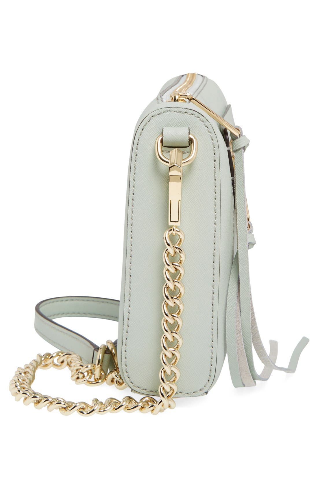 'Avery' Crossbody Bag, Alternate, color, PALE SAGE/ LIGHT GOLD