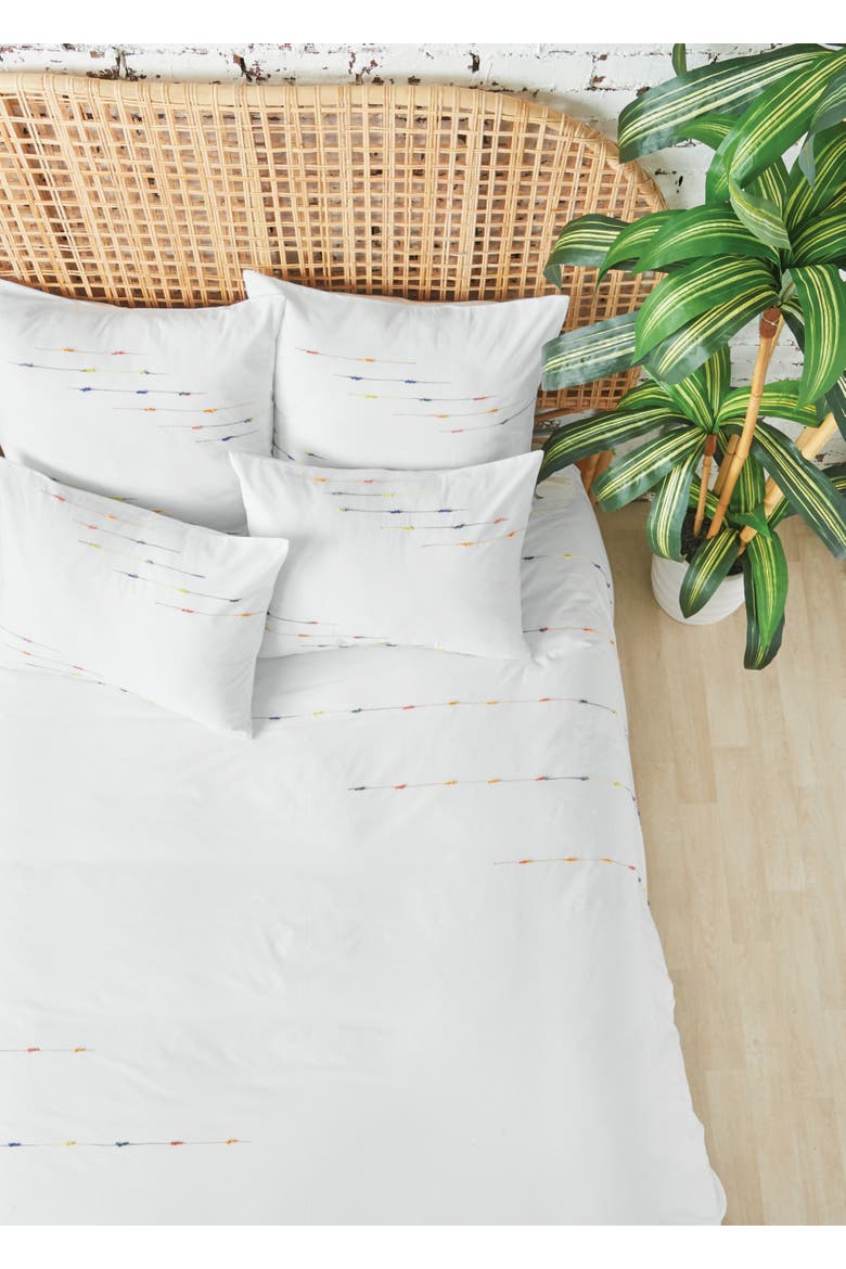 Raina King Duvet Cover, Alternate, color, White