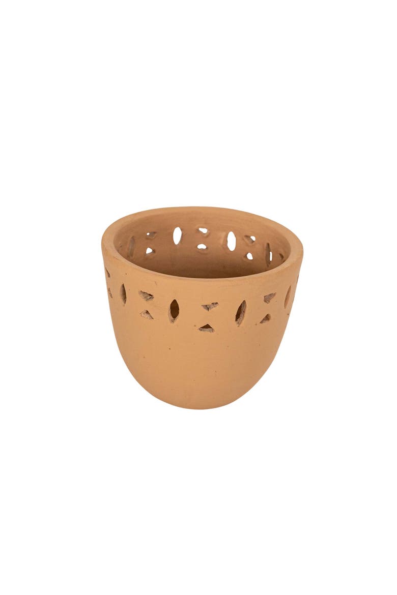 Southwest Cutout Planter Terracotta, Alternate, color, Orange