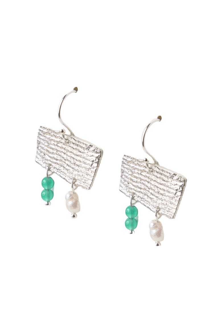 Vessel Earrings - Sterling Silver, Main, color, Silver