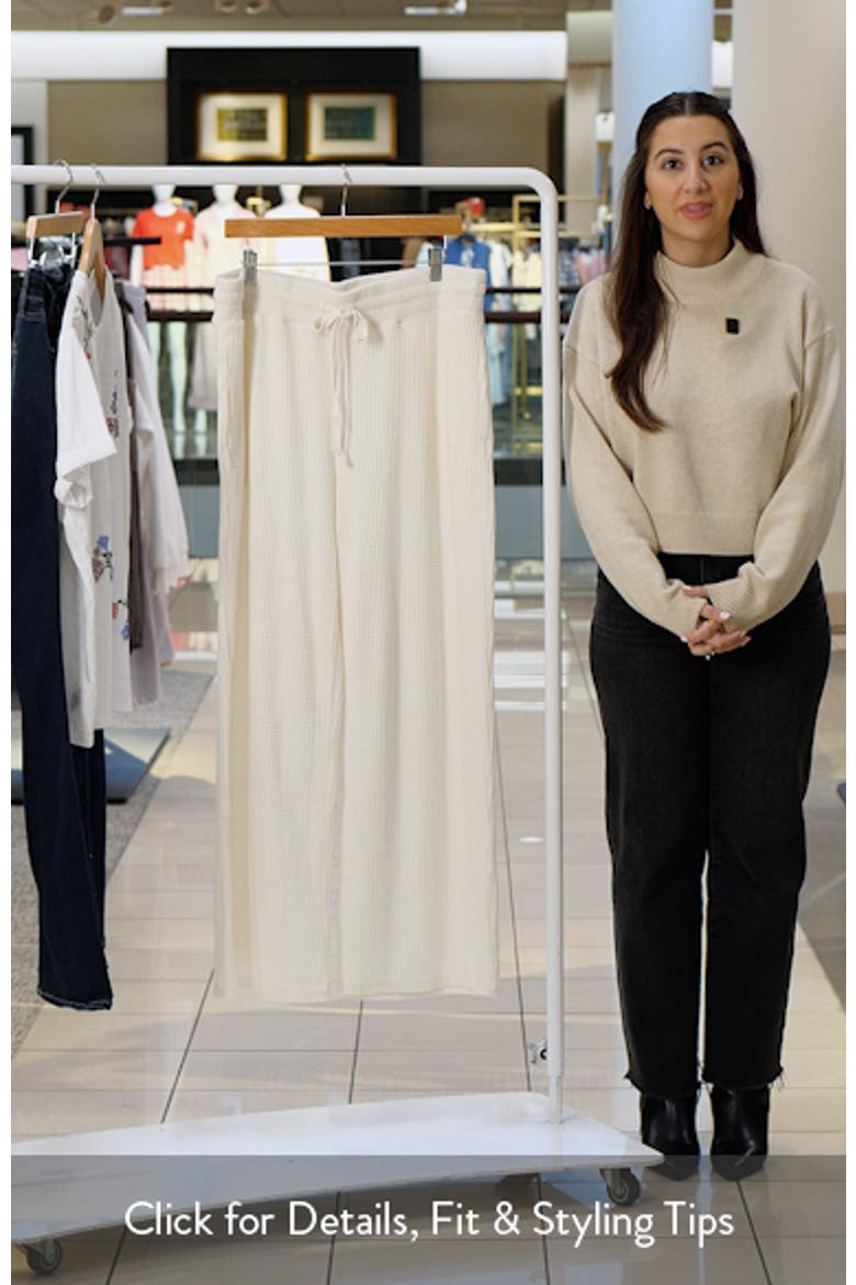 Cloud Waffle Wide Leg Pants video