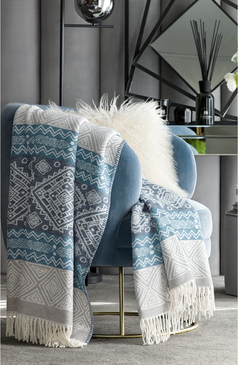 Togas Ansaldi throw, Alternate, color, Blue