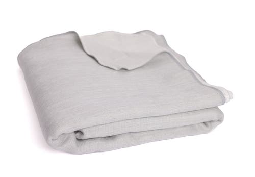 Purple Nest Design Kani Collection  Blanket In Gray