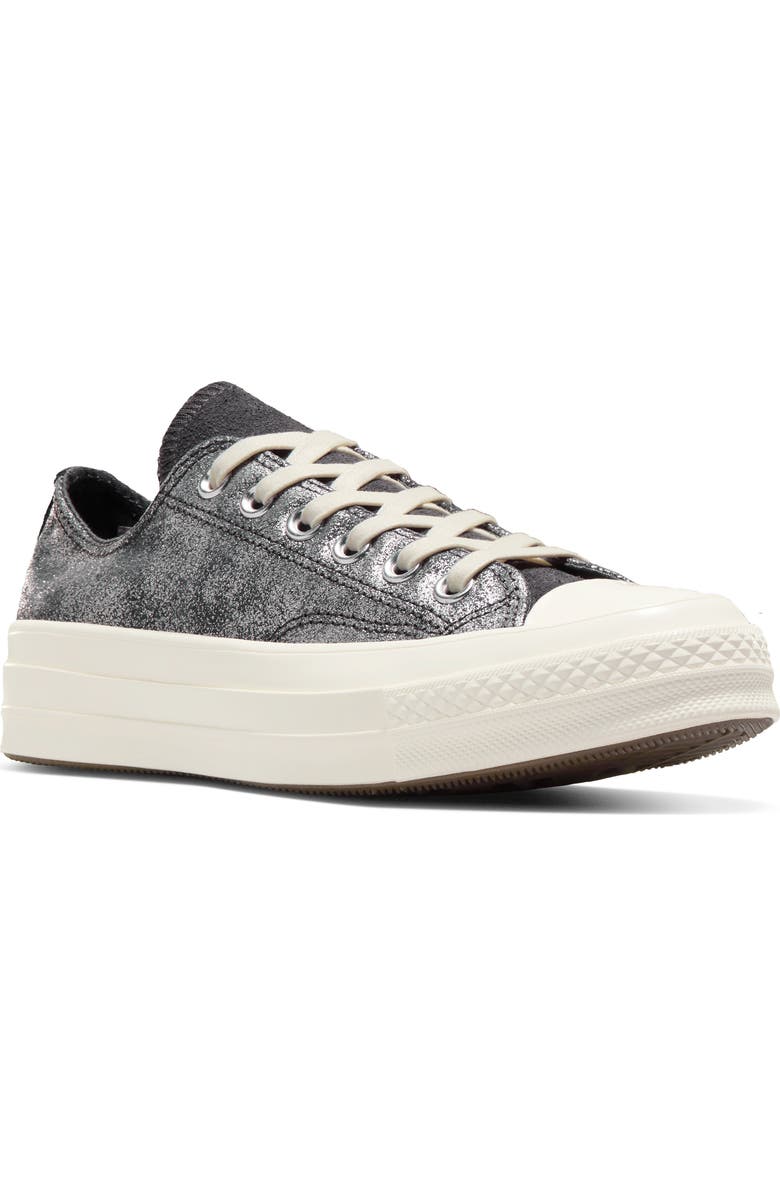 Converse Chuck Taylor<sup>®</sup> All Star<sup>®</sup> 70 Metallic Platform Oxford Sneaker, Main, color, Vamp Pyre/Egret/Silver