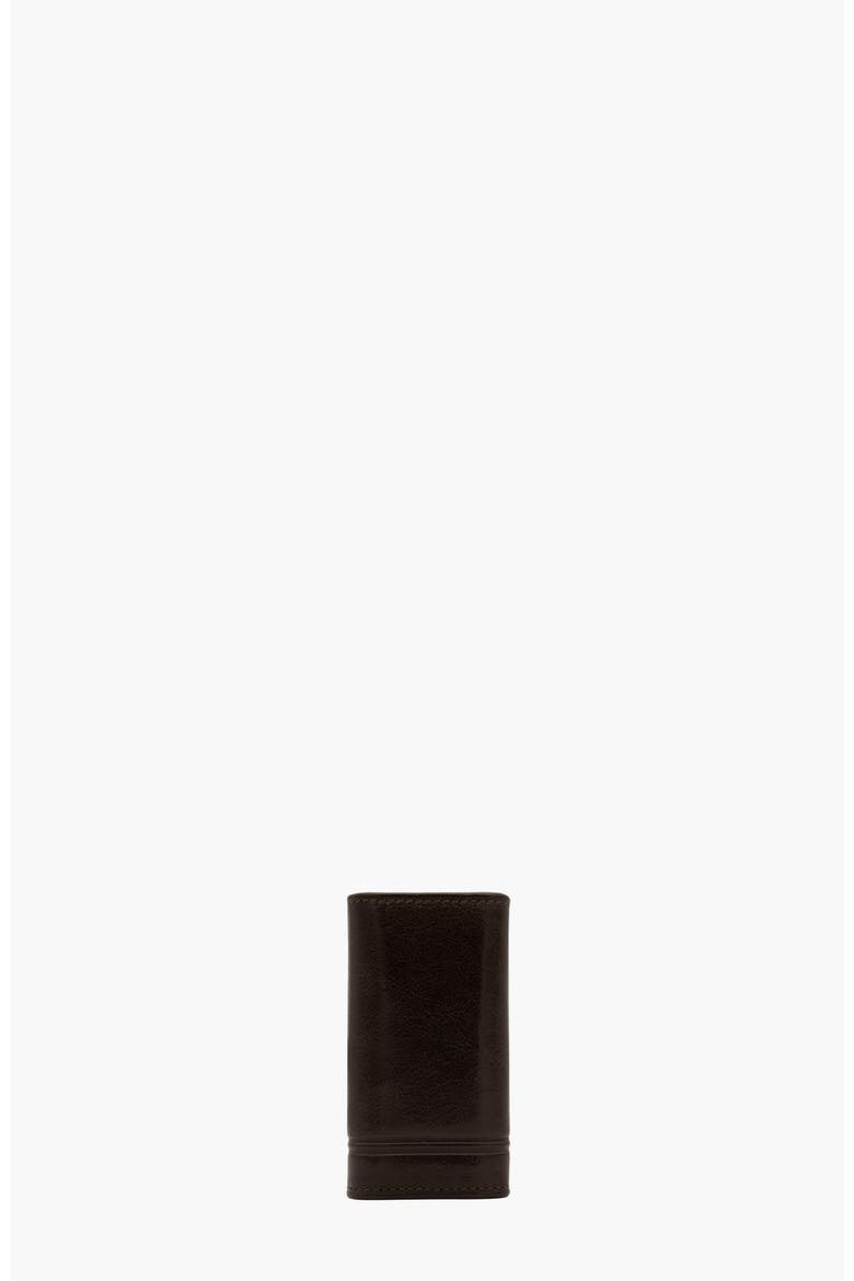 Gentleman Trifold Leather Key Holder Wallet 535, Alternate, color, Brown