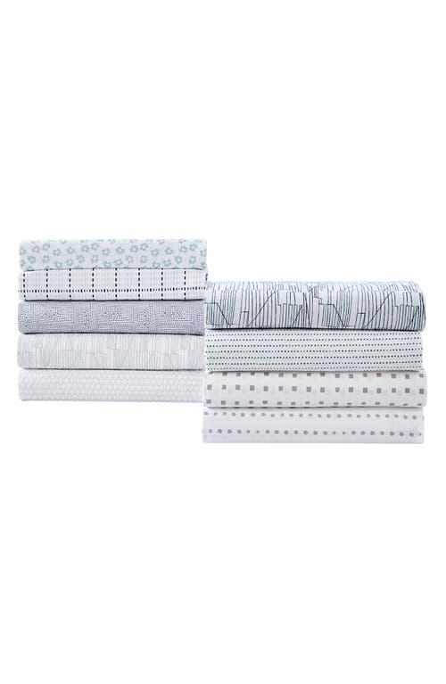 City Scene Radius 200 Thread Count Cotton Percale Sheet Set In Multi