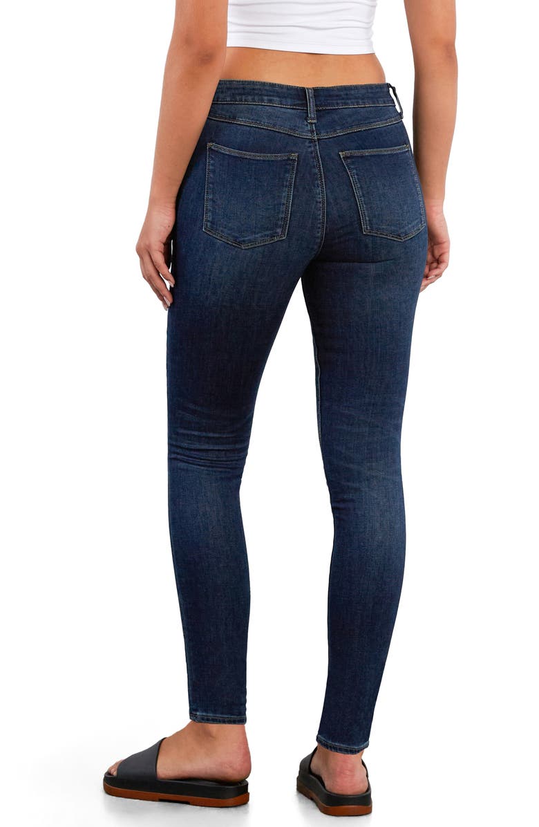 HINT OF BLU Ankle Skinny Jeans, Alternate, color, Resort Dark