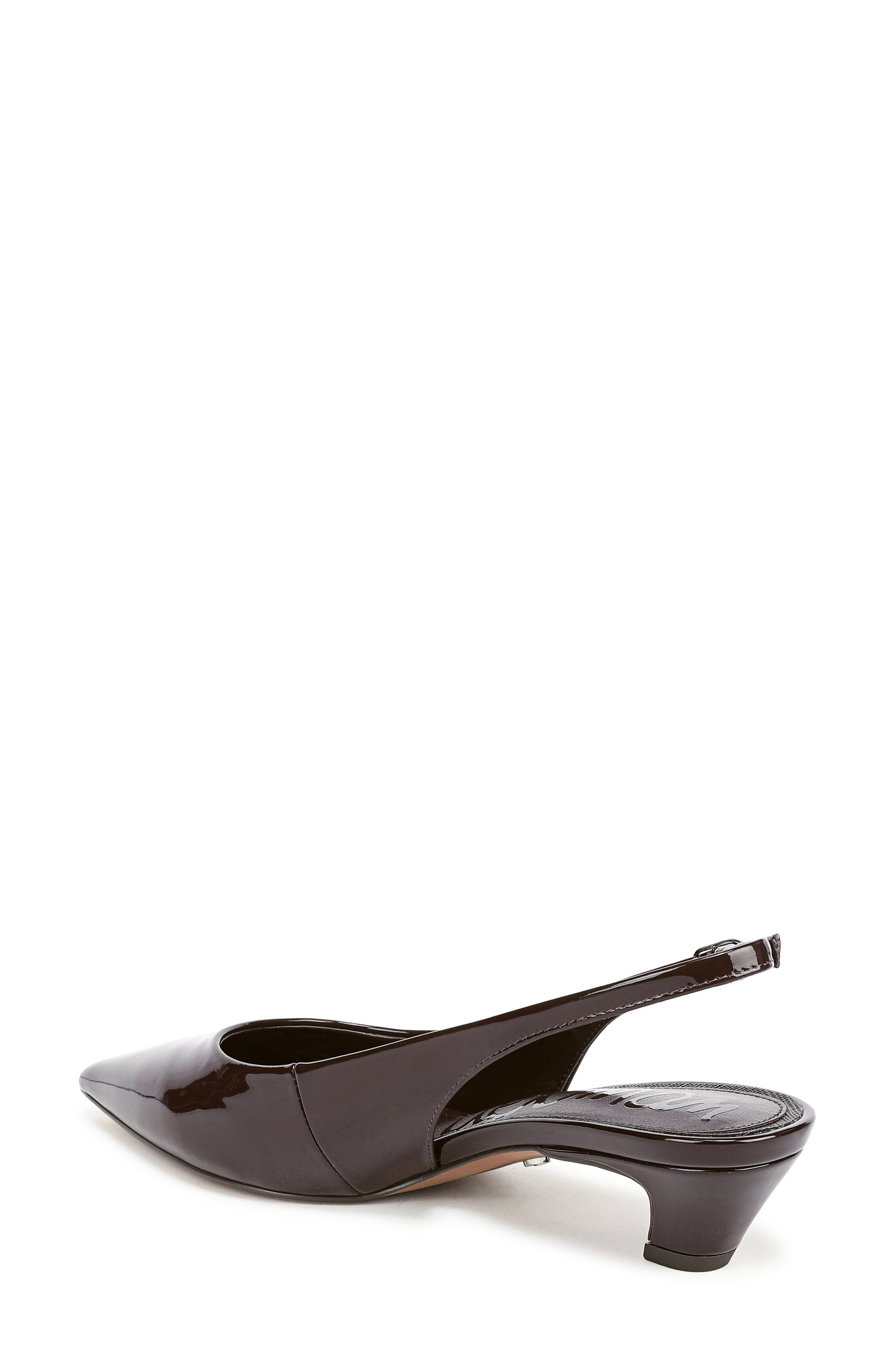 Finch Slingback Pointed Toe Pump, Alternate, color, RICH CHOCOLATE