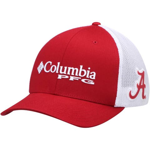 Men's Columbia Crimson Alabama Crimson Tide Collegiate PFG Flex Hat
