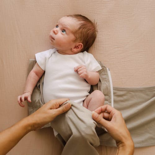 Embe Embé Baby Swaddle Wrap In Chai