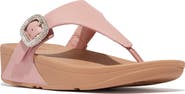 FitFlop Lulu Crystal Buckle Platform Flip Flop