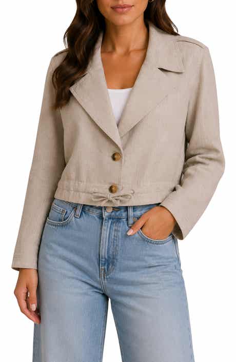 Two Button Waist Length Jacket