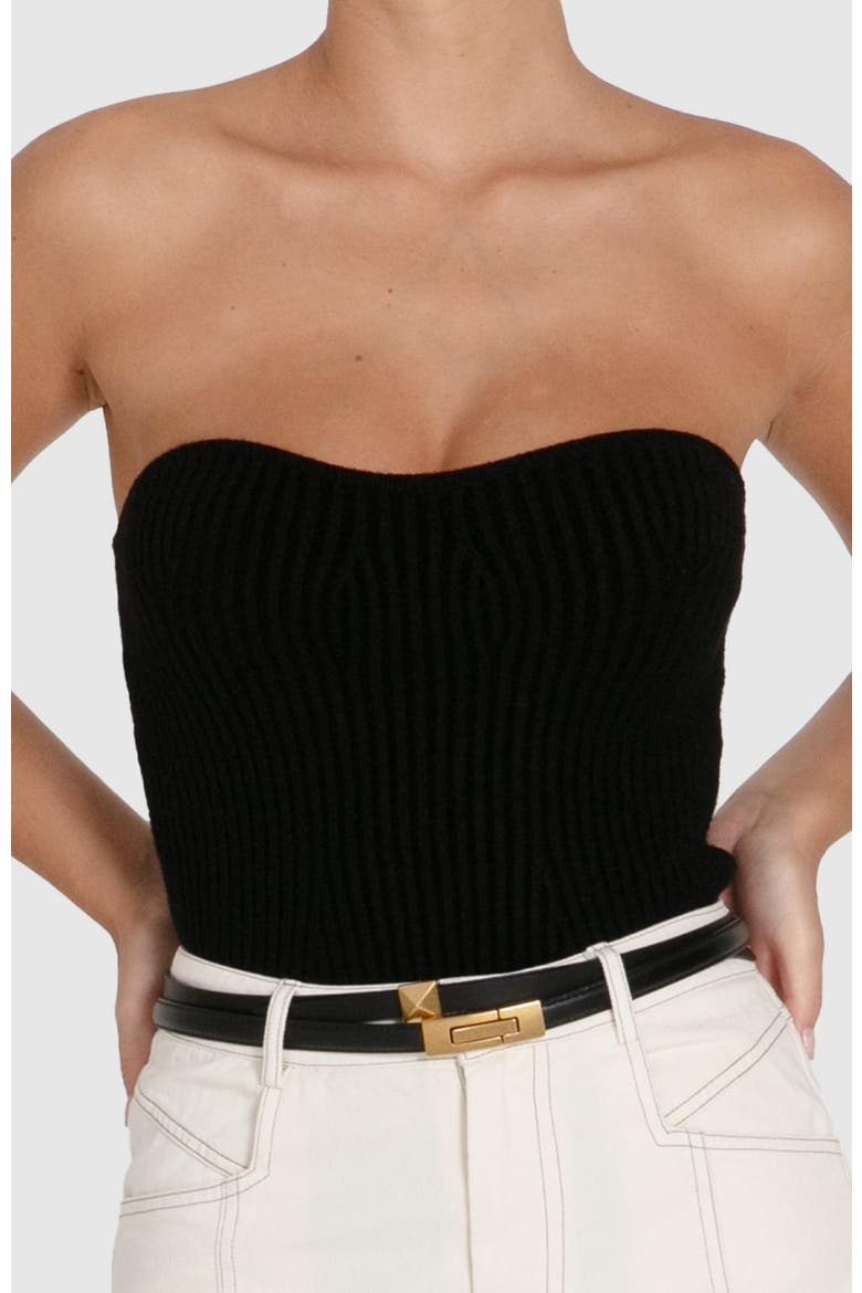 Lady Lux Magnetic Belt, Main, color, Black