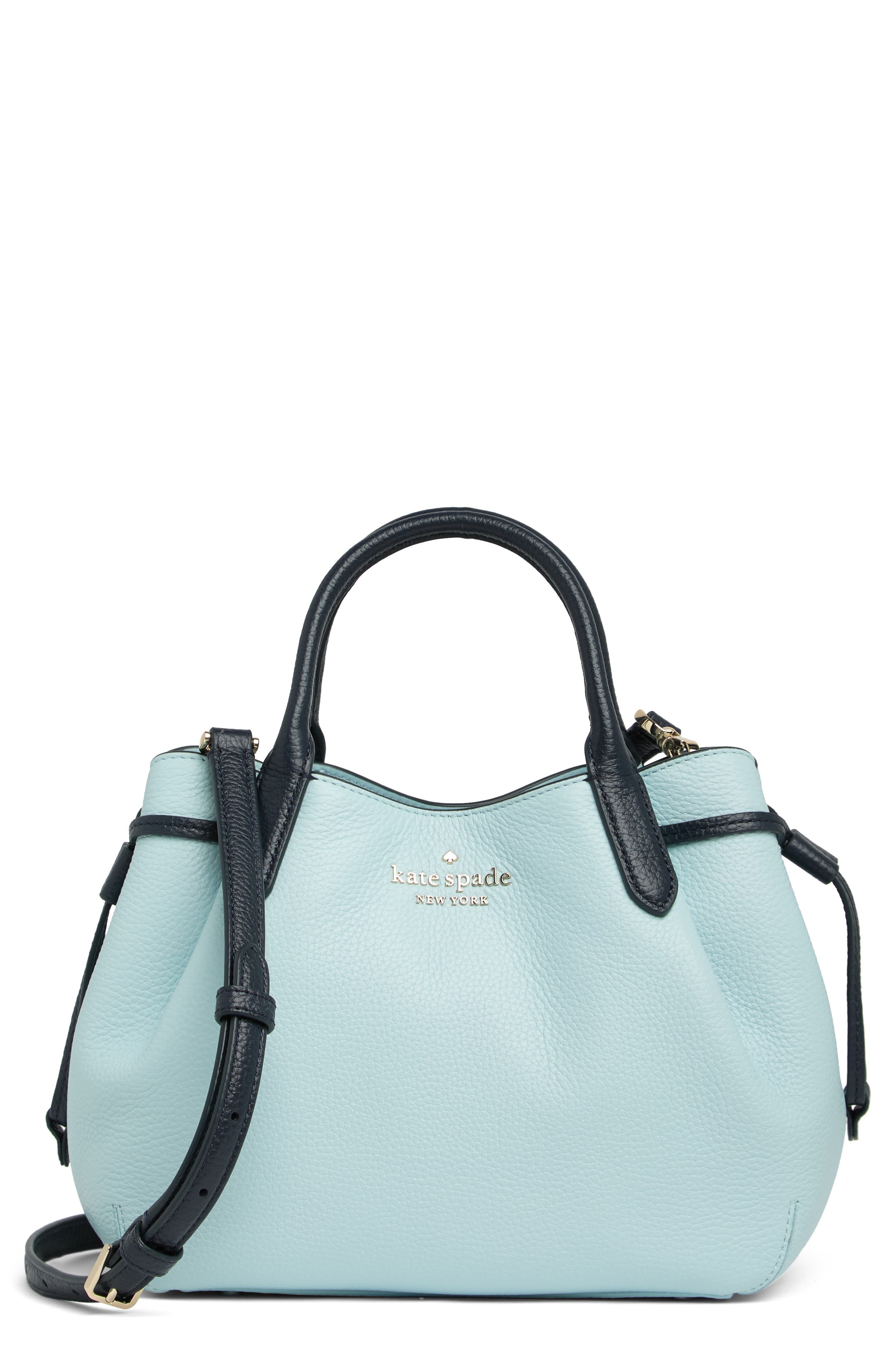 Kate Spade New York dumpling small leather satchel, Main, color, 