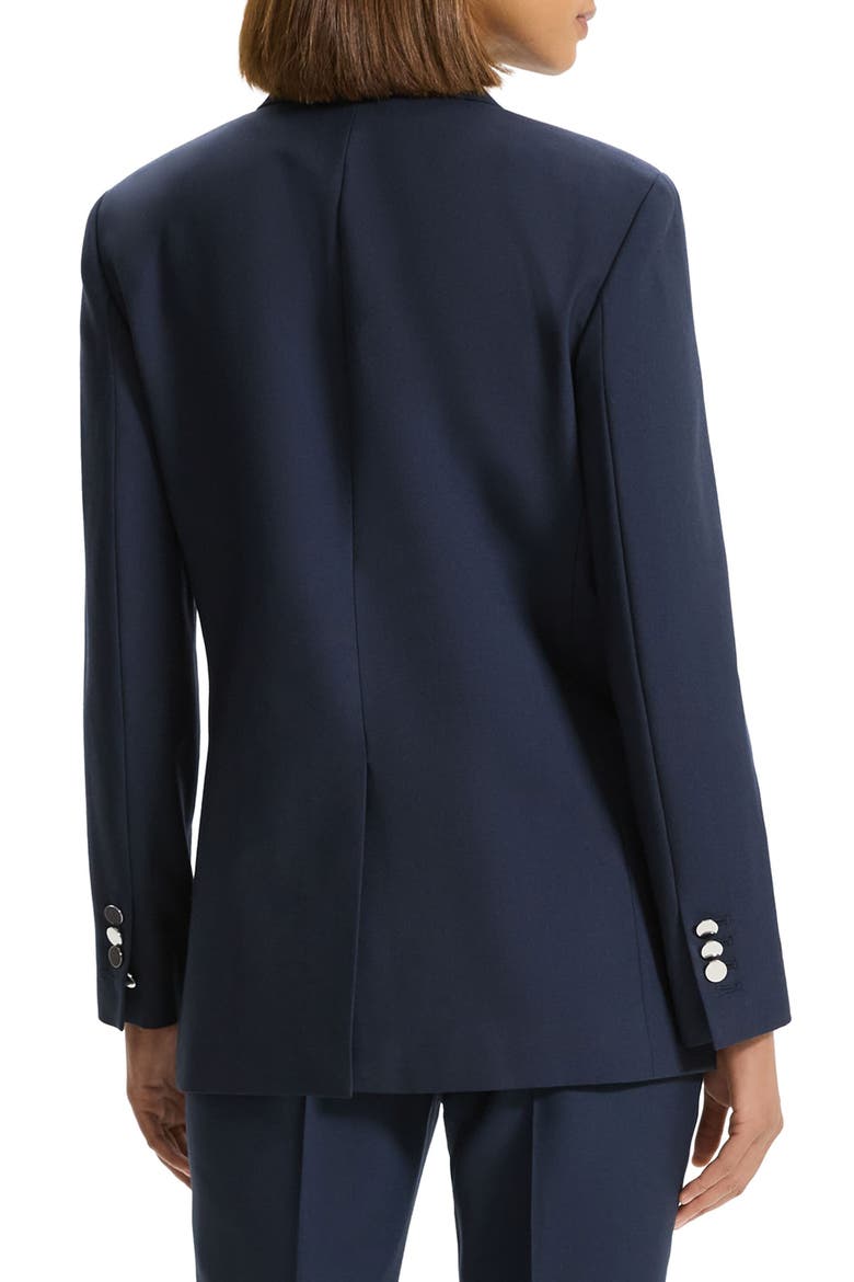 Oxford Boxy Double Breasted Jacket, Alternate, color, NOCTURNE NAVY