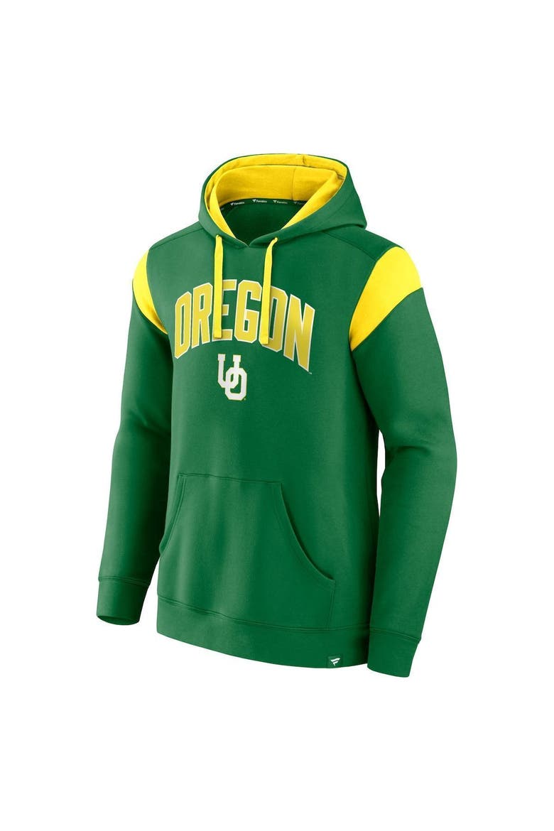 Men's Fanatics Branded Green Oregon Ducks Game Over Pullover Hoodie, Alternate, color, Green
