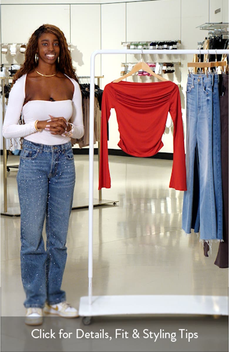 Dana Ruched Knit Top, sales video thumbnail