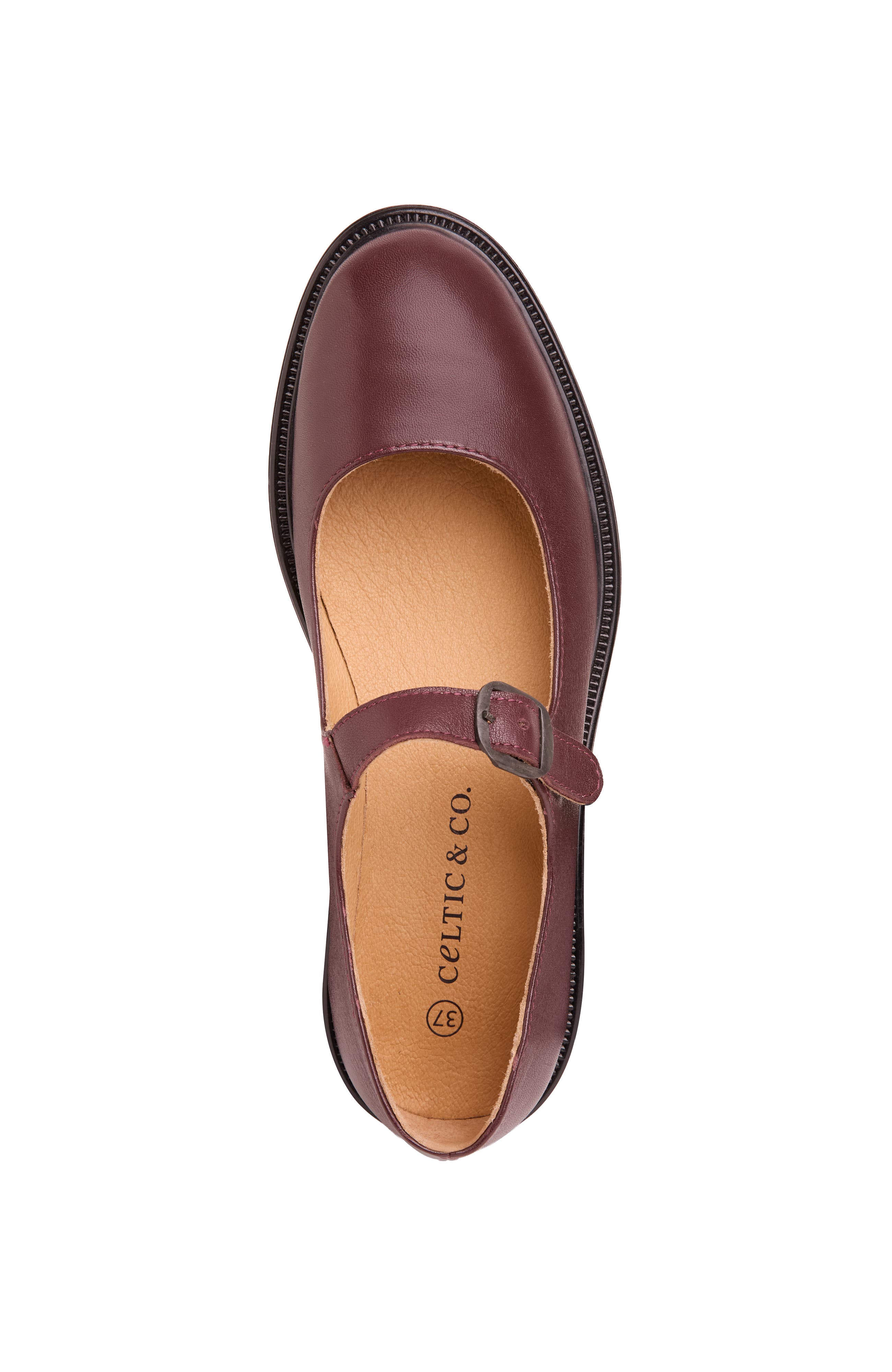 Chunky Mary Jane Platform Shoes, Alternate, color, Burgandy