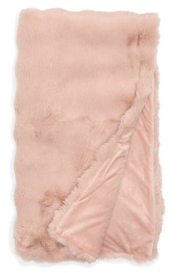 Nordstrom Rack Bubble Faux Fux Throw Blanket