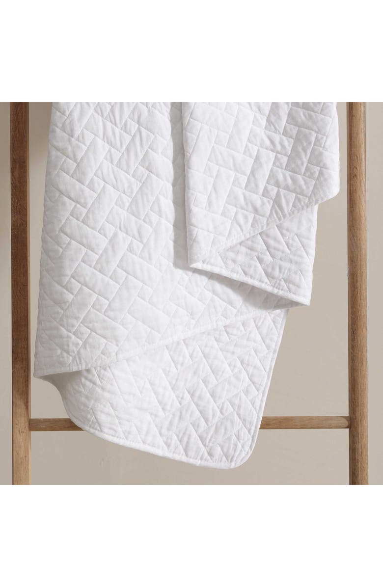 Tommy Bahama Solid Cotton Quilt & Sham Set, Alternate, color, White