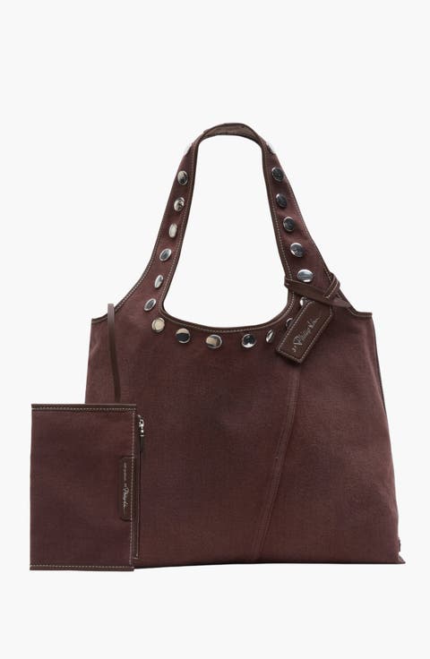 Garment Dye Denim Market Tote