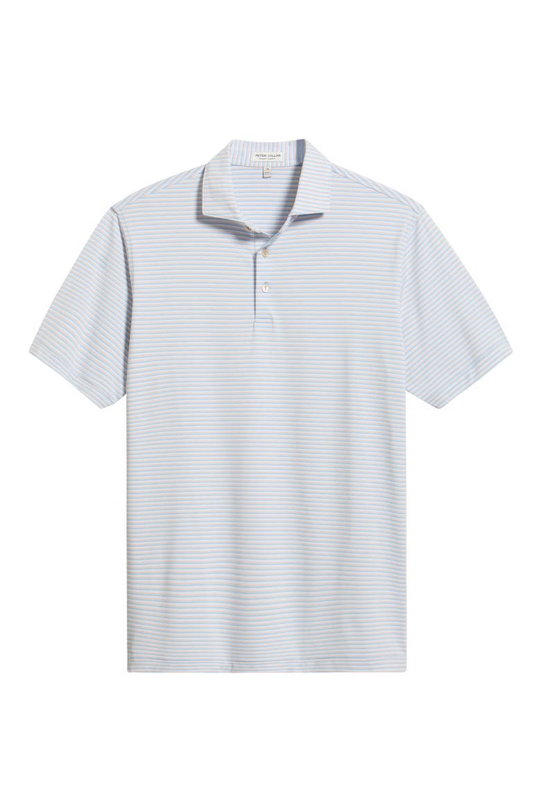 Brooks Stripe Summer Comfort Performance Jersey Polo, Alternate, color, COTTAGE BLUE