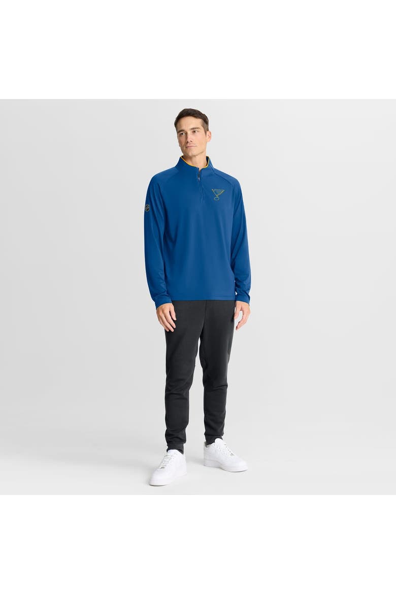 Men's Fanatics Blue St. Louis Blues Authentic Pro Rink Training Quarter-Zip Pullover, Alternate, color, Blue