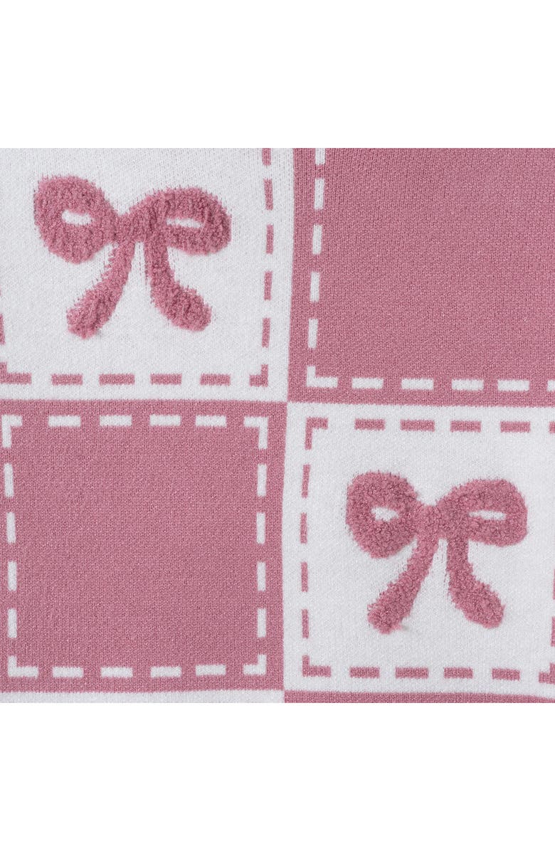 Andy & Evan Kids' Bow Chenille Sweater & Flare Leggings Set, Alternate, color, Pink Bows