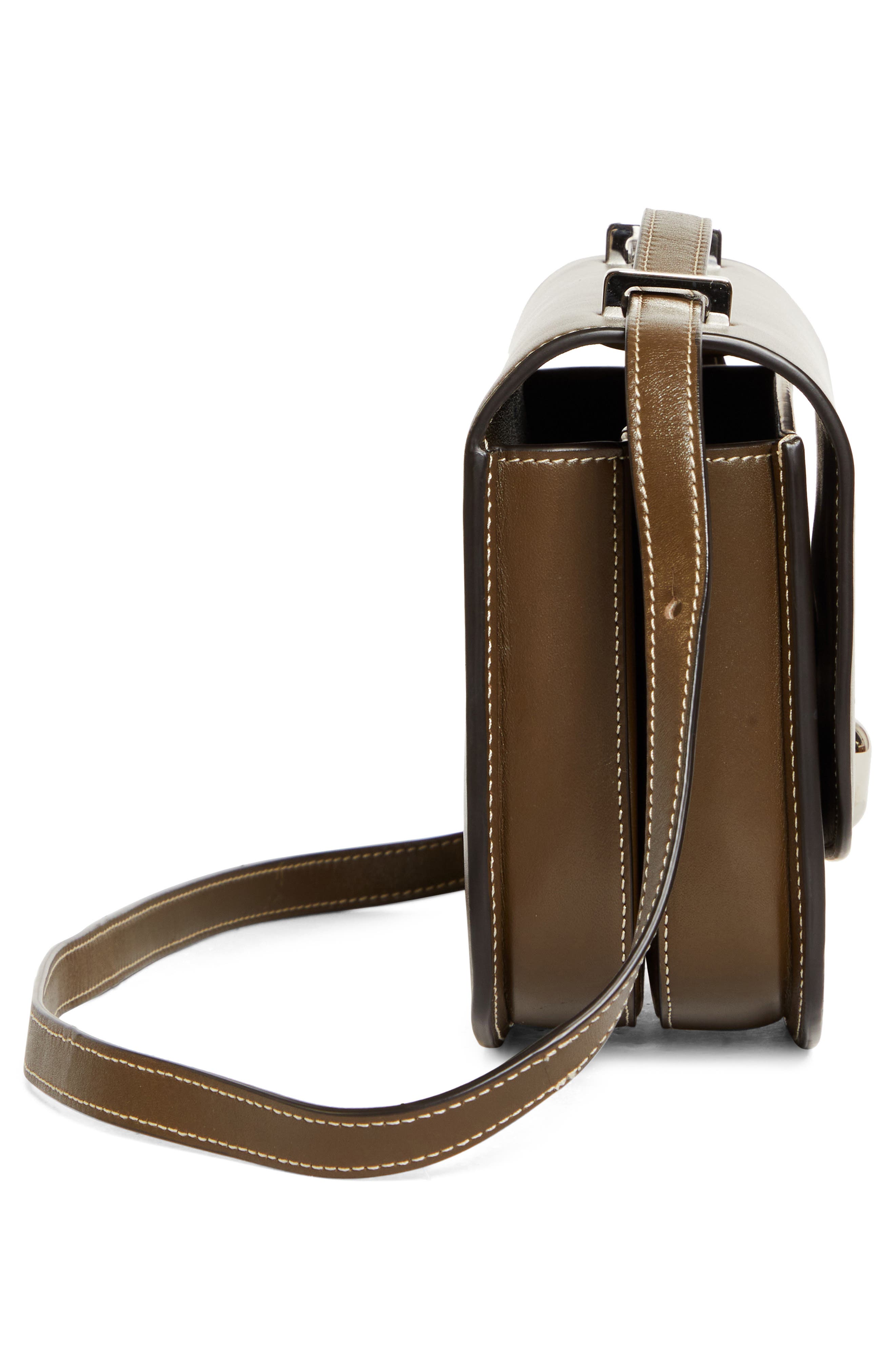 SAVETTE Tondo 22 Leather Crossbody Bag, Alternate, color, Mink