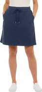 Roaman's Plus Size Pull On Drawstring Cargo Skort