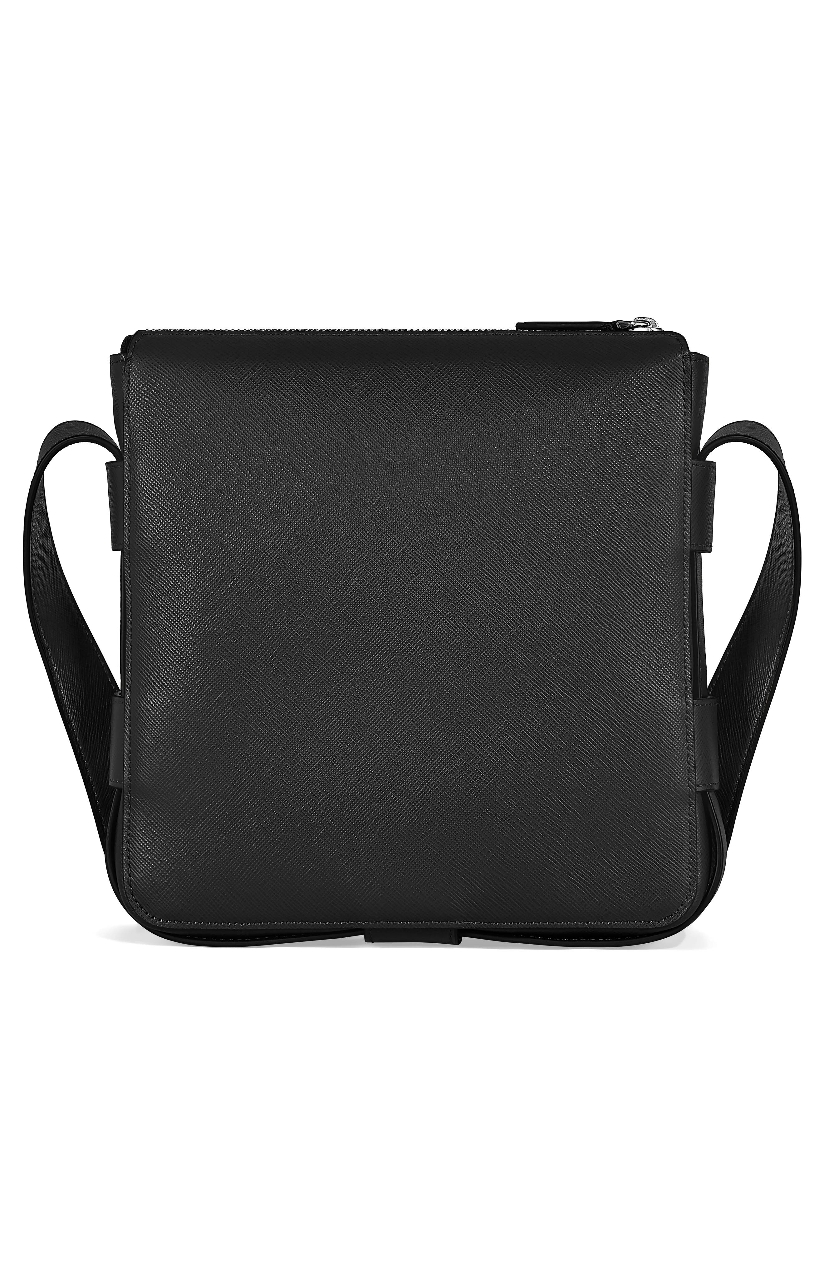 Montblanc Sartorial Leather Crossbody Bag, Alternate, color, 