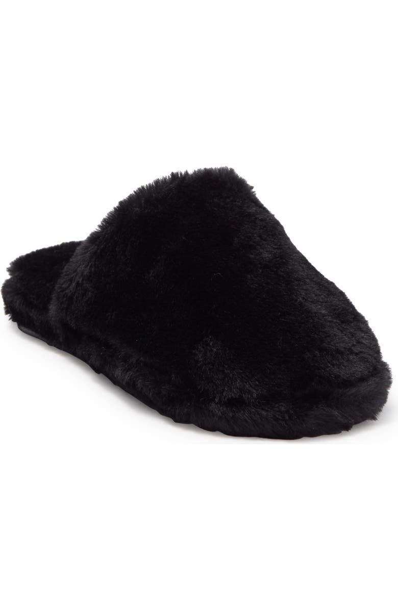Dirty Laundry Come Out Faux Fur Slipper, Main, color,