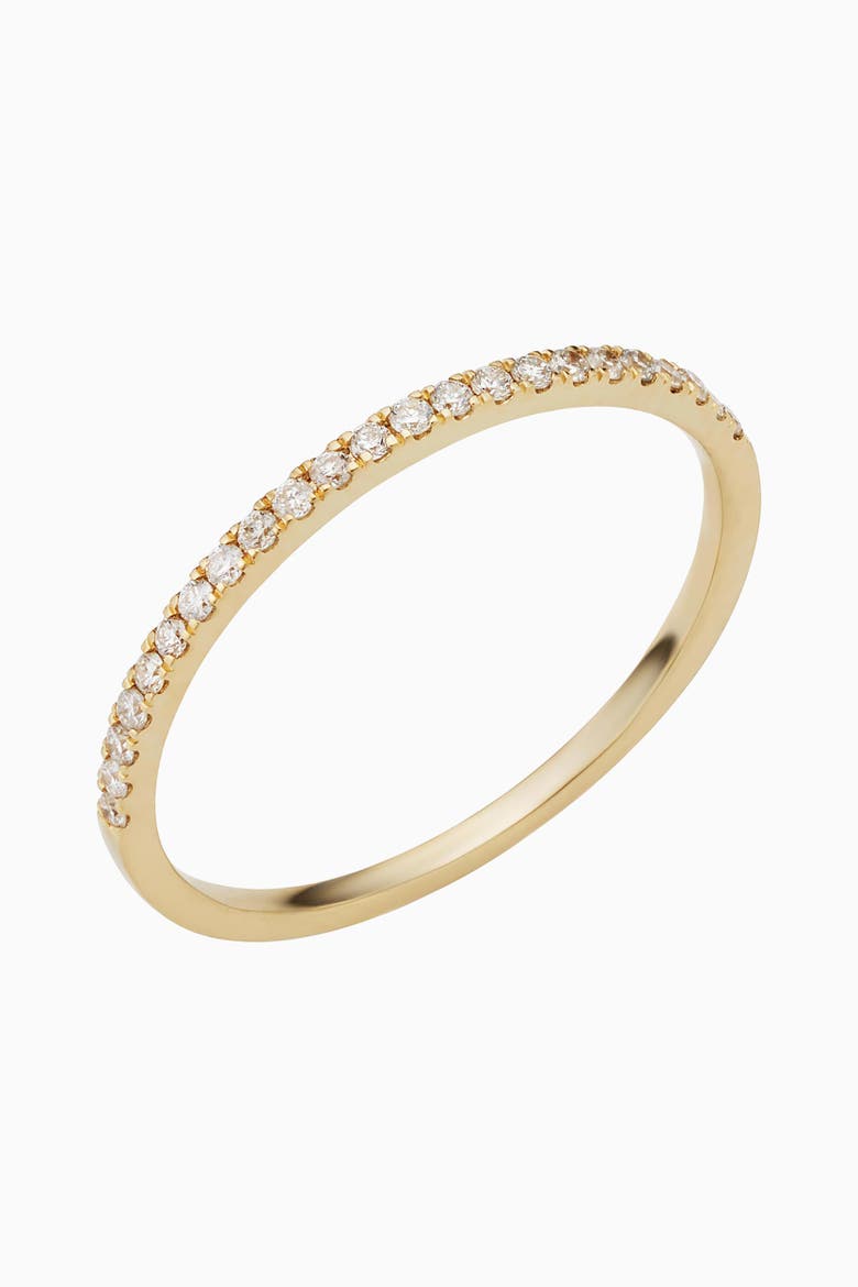 14K Gold Regal Diamond Stack Ring, Main, color, Yellow Gold