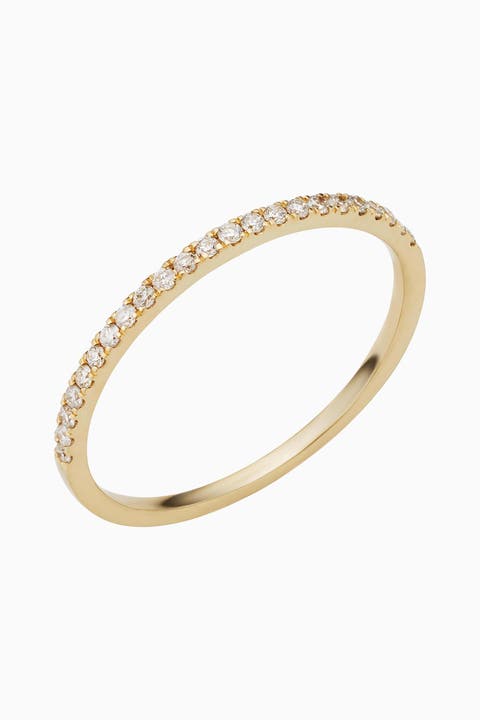 14K Gold Regal Diamond Stack Ring