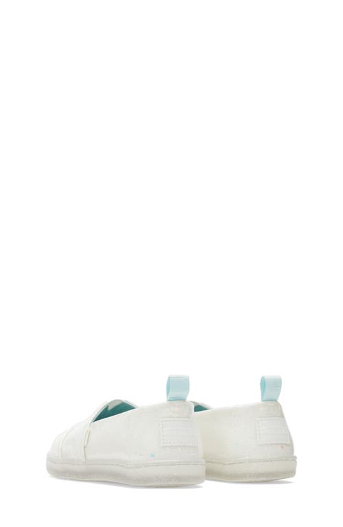 Toms Kids' Alpargata Slip-on Sneaker In White