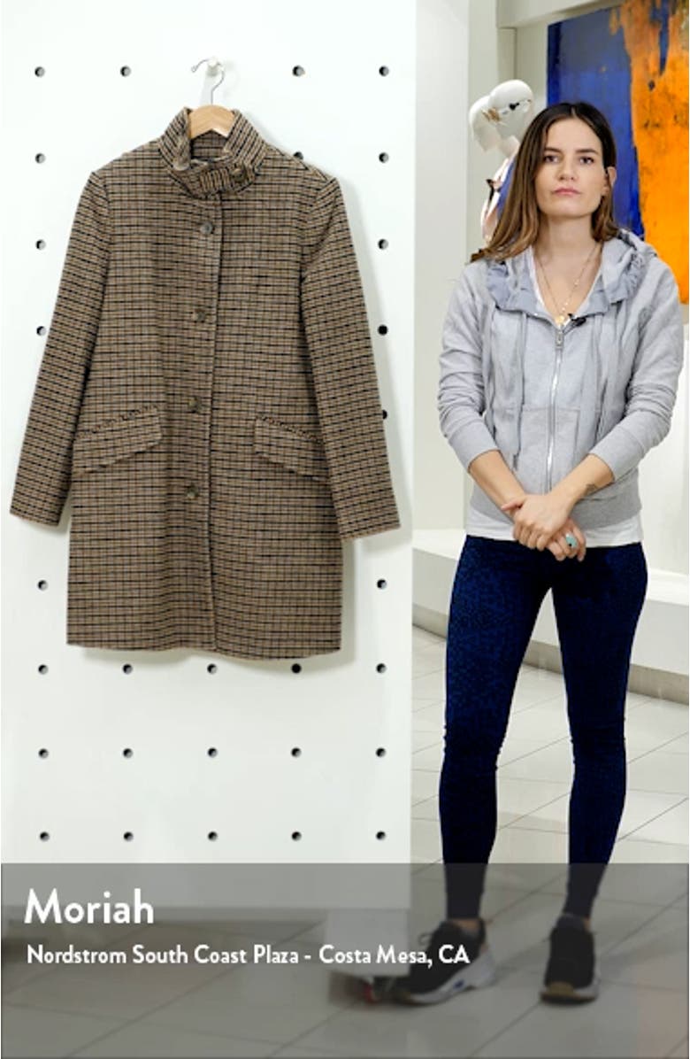 Wool Blend Balmacaan Coat, sales video thumbnail