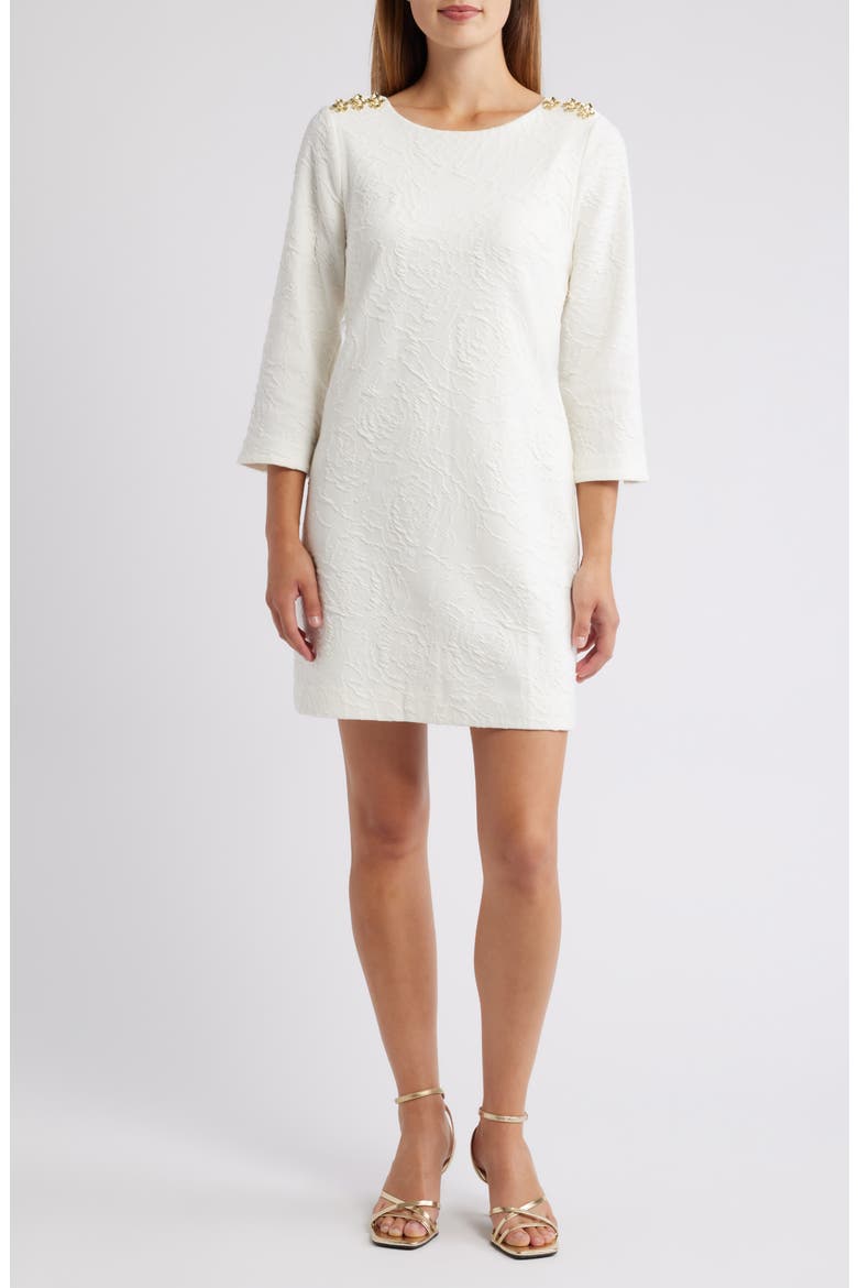 Annwyn Shift Dress, Main, color, COCONUT ROSE